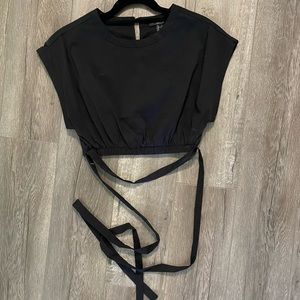 Forever 21 size S black tie top